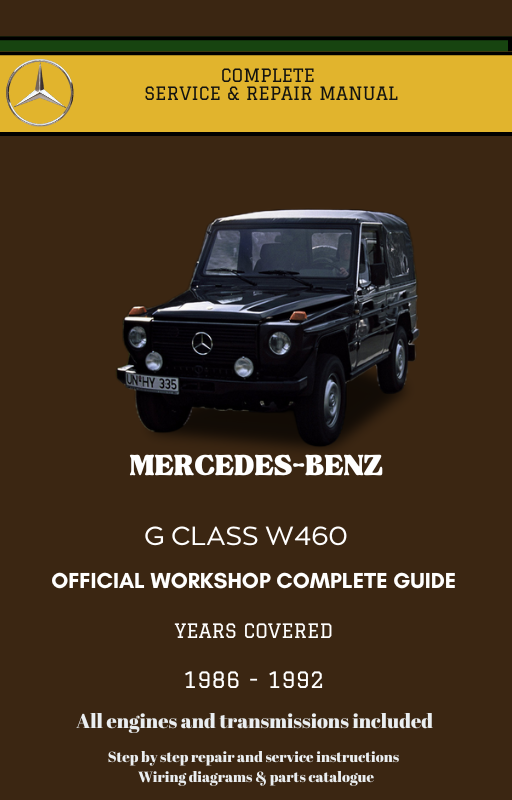 G class w460  1986 - 1992