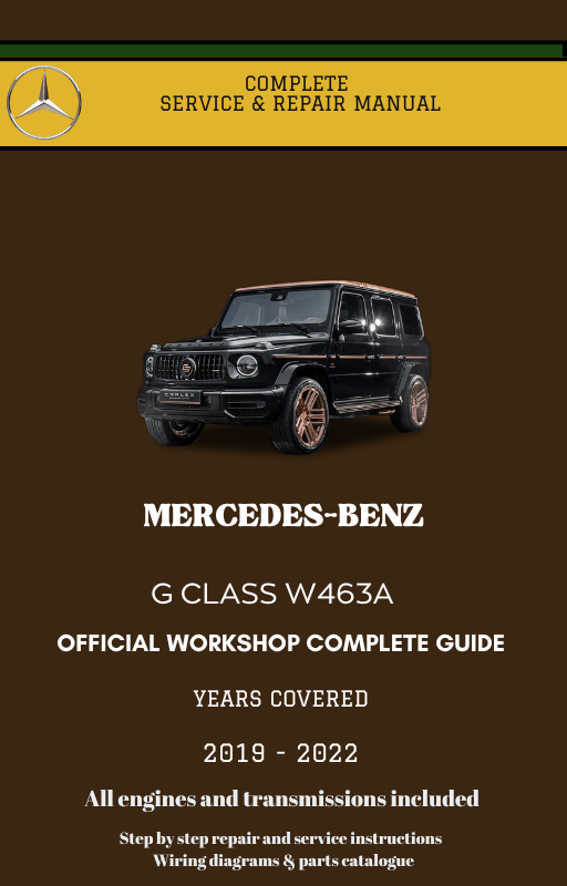 G class w463A 2019 - 2022